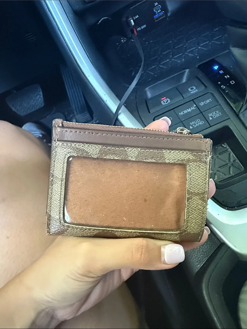 Coach compact card
